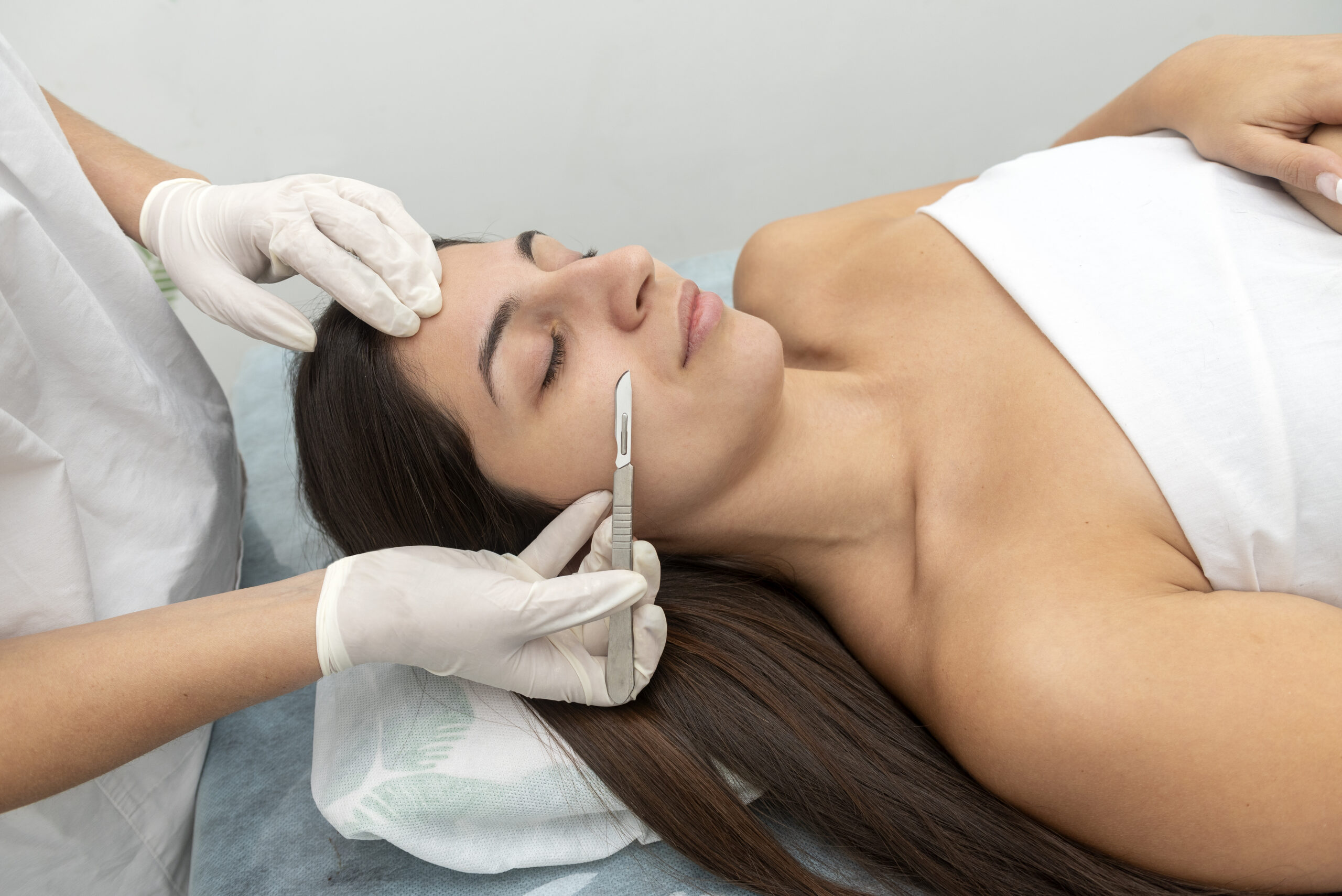 Relaxing dermaplaning spa therapy at Just Breathe by Jodi in Cave Creek, AZ for wellness and stress relief.