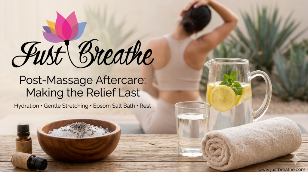 Post-Massage Aftercare: How to Make the Relief Last