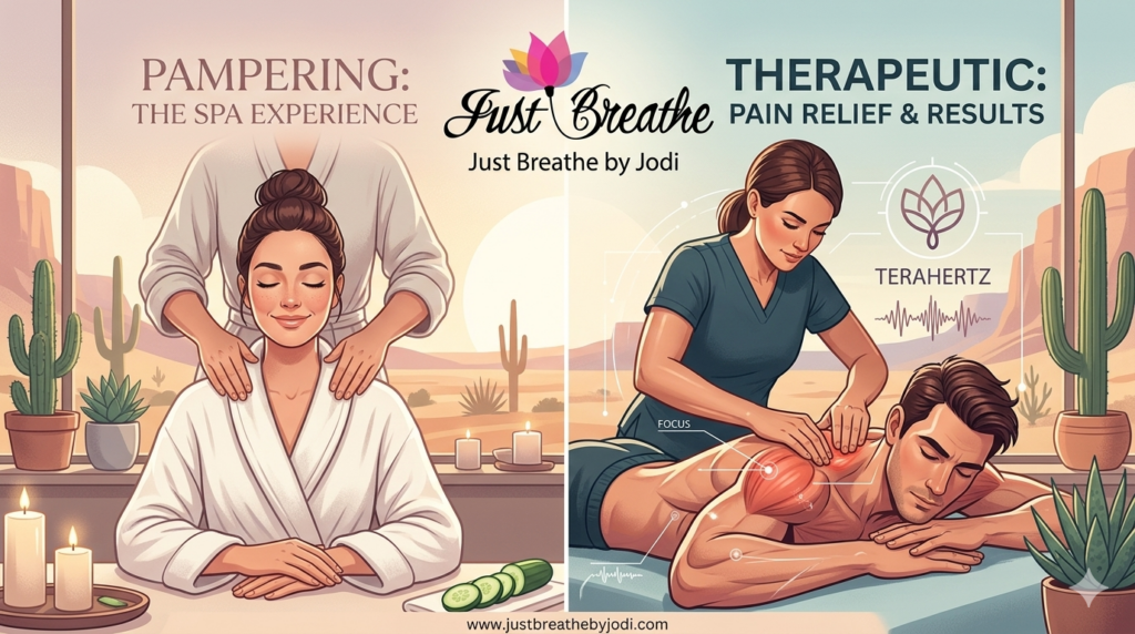 The Difference Between “Pampering” and Therapeutic Massage
