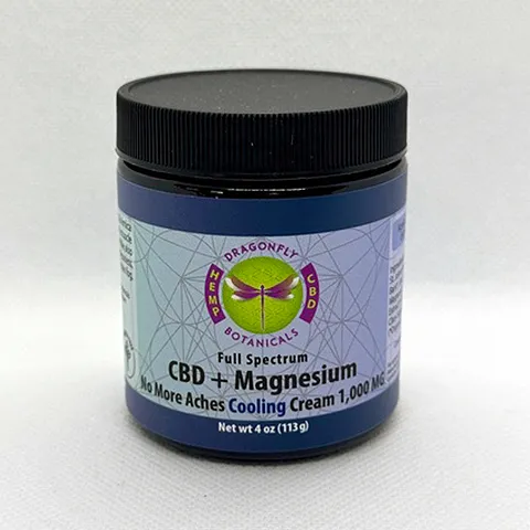 cbd + magnesium cooling cream - dragonfly botanicals